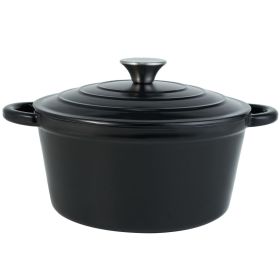 Cast iron soup pot 2 Gradient color 24CM