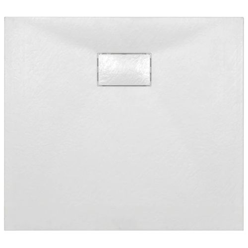 vidaXL Shower Base Tray SMC White 35.4"x31.5"