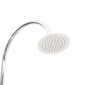 vidaXL Garden Shower White Wood (Option: as picture)