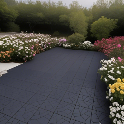 Plastic Interlocking Deck Tiles,44 Pack Patio Deck Tiles,12x12 Square Waterproof Outdoor All Weather Use, Outdoor And Indoor Patio Decking Tiles