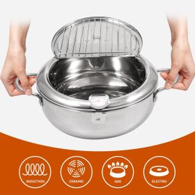 Stainless steel pot (Color: 24cm, size: 24cm)