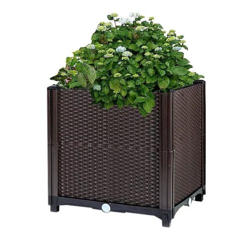 Raised Garden Bed Plant Growth Box With Self-watering System For Garden Patio Balcony Elevated Planter Box For Flowers Vegetables Herbs Raised Garden Bed Plant Growth Box With Self-watering System For Garden Patio Balcony Elevated Planter Box For Flowers Vegetables Herbs