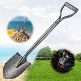 Large Carbon Steel Shovel For Gardening Agricultural Digging Garden Tools (Option: Pointy Head)
