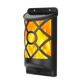 Solar Power Wall Lights for Use Deck Patio Yard & Gardens (Color: As pic show, Type: Style A)