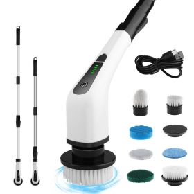 Electric Cleaning Brush (Color: White)