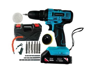 21V Max Lithium Cordless Handheld Drill Kit (Option: 1Set)